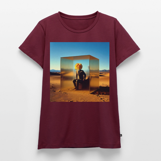 Gefühle unter Glas | Frauen Premium T-Shirt - Burgunderrot