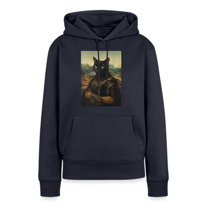 Mona Lisa… aber es ist eine Katze | Frauen Premium Hoodie - Navy