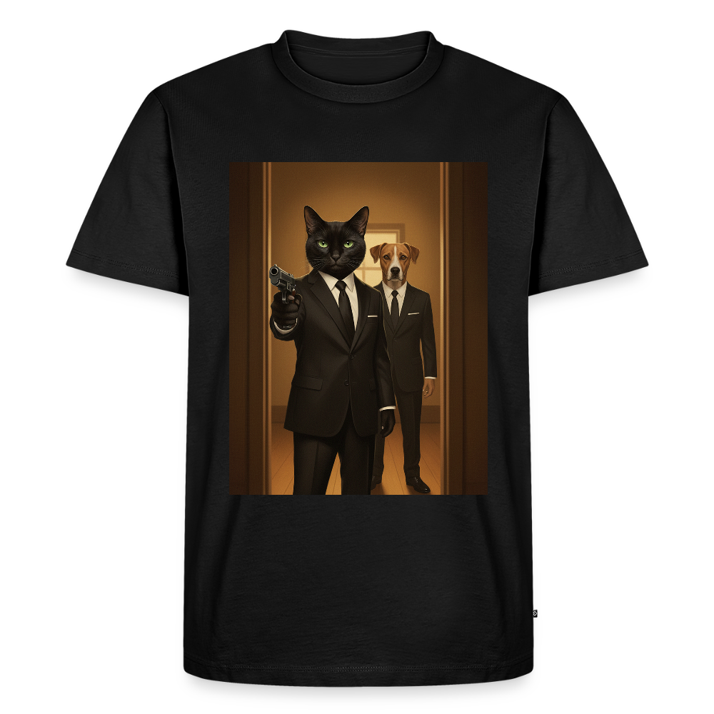 Krümel – Say Meow Again | Männer Premium T-Shirt - Schwarz