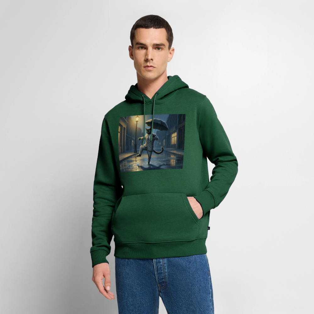 Krümel tanzt im Regen | Männer Premium Hoodie - Flaschengrün