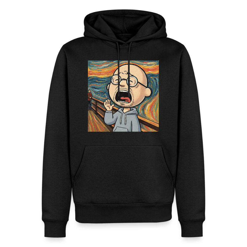 Der Schrei… aber heute bin ich dran | Männer Premium Hoodie - Schwarz