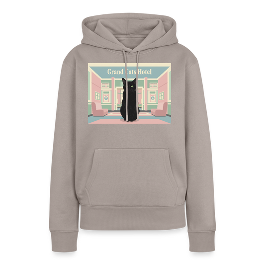 Grand Hotel Krümel | Frauen Premium Hoodie - Taupe