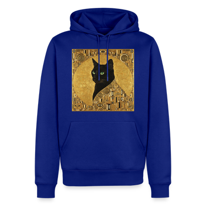 Adele… aber sie schnurrt – Goldene Katze à la Klimt | Männer Premium Hoodie - Royalblau