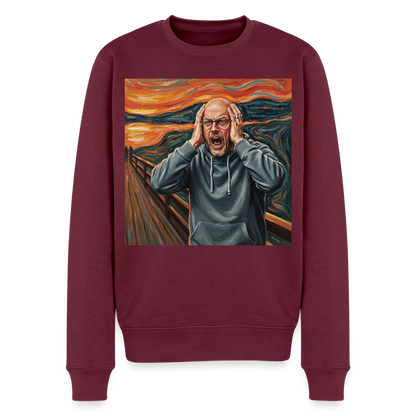 Der Schrei… wenn es wirklich reicht |  Männer Premium Pullover - Burgunderrot