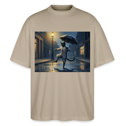 Krümel tanzt im Regen | Stanley/Stella Oversized Unisex Bio T-Shirt Blaster - Steingrau