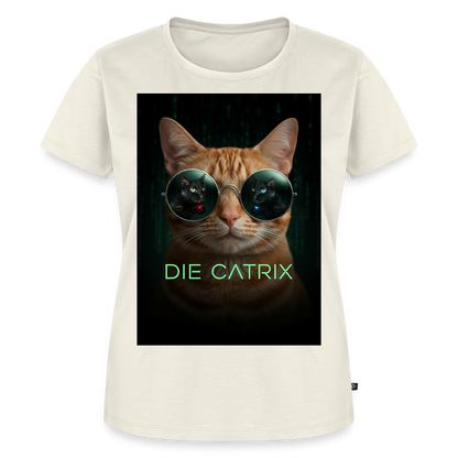 Die Catrix – Krümel erwacht | Frauen Premium T-Shirt - Naturweiß