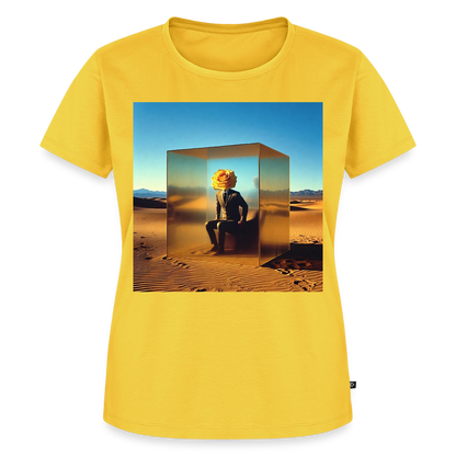 Gefühle unter Glas | Frauen Premium T-Shirt - Gelb