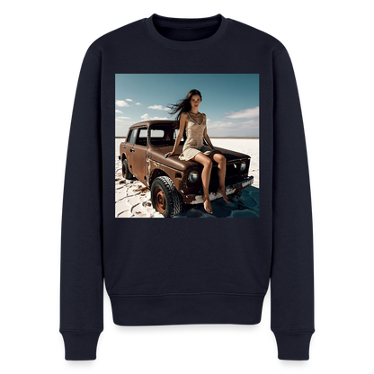 Warten auf irgendwas |  Männer Premium Pullover - Navy