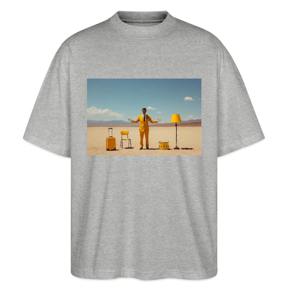 Alles im Griff (theoretisch) | Stanley/Stella Oversized Unisex Bio T-Shirt Blaster - Grau meliert