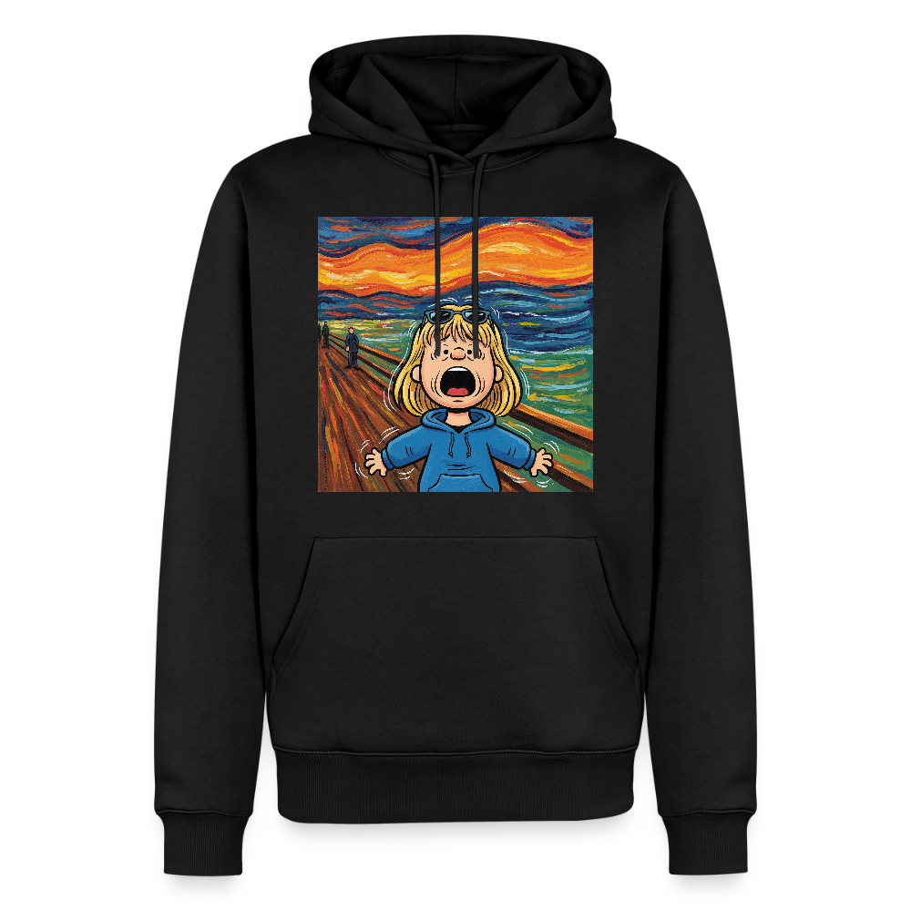 Der Schrei… manchmal bist du es selbst | Männer Premium Hoodie - Schwarz