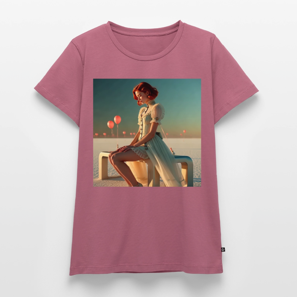 Leise Gedanken bei lauter Farben | Frauen Premium T-Shirt - Mauve