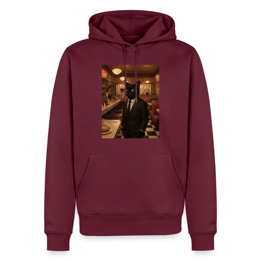 Krümel – Royale mit Pfote | Männer Premium Hoodie - Burgunderrot