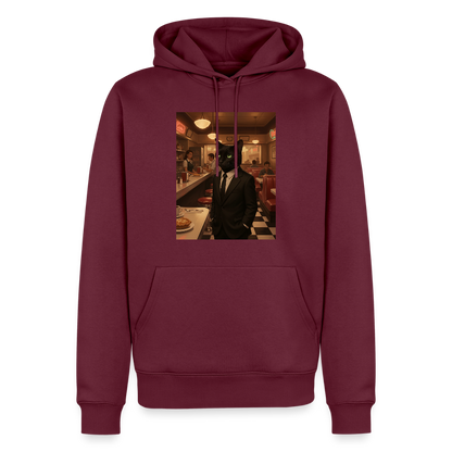 Krümel – Royale mit Pfote | Männer Premium Hoodie - Burgunderrot