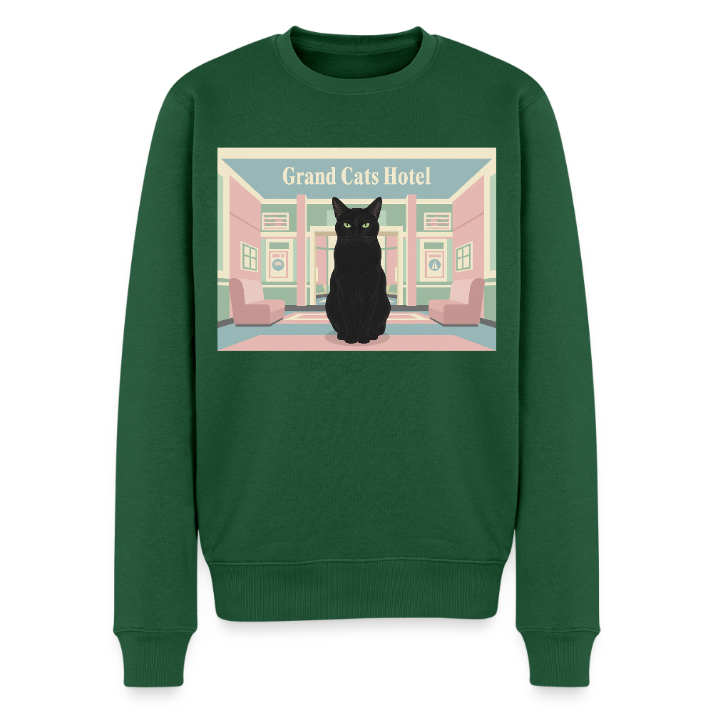 Grand Hotel Krümel |  Männer Premium Pullover - Flaschengrün