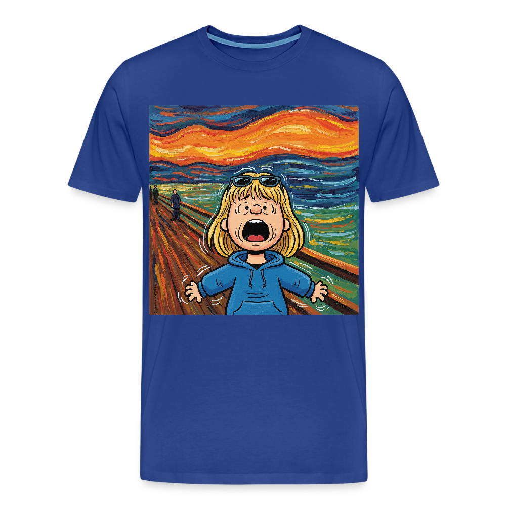 Der Schrei… manchmal bist du es selbst | Männer Premium T-Shirt - Königsblau