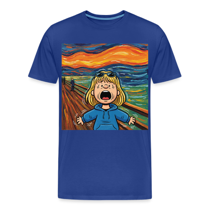 Der Schrei… manchmal bist du es selbst | Männer Premium T-Shirt - Königsblau