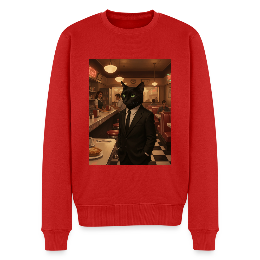 Krümel – Royale mit Pfote |  Männer Premium Pullover - Rot