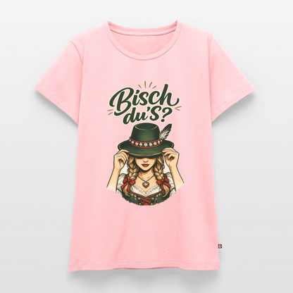 Bisch du’s? – Der Blick sagt alles | Frauen Premium T-Shirt - Rosa