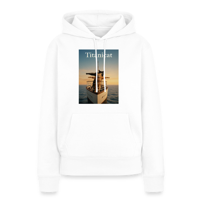 Titanicat – Ich bin der König der Kratzbäume | Frauen Premium Hoodie - Weiß