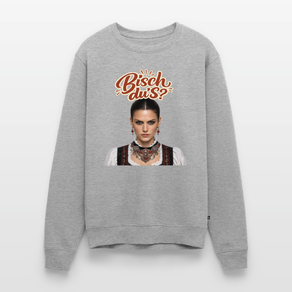 Schwarzwaldstolz – Sie weiß, wer sie isch |  Männer Premium Pullover - Grau meliert