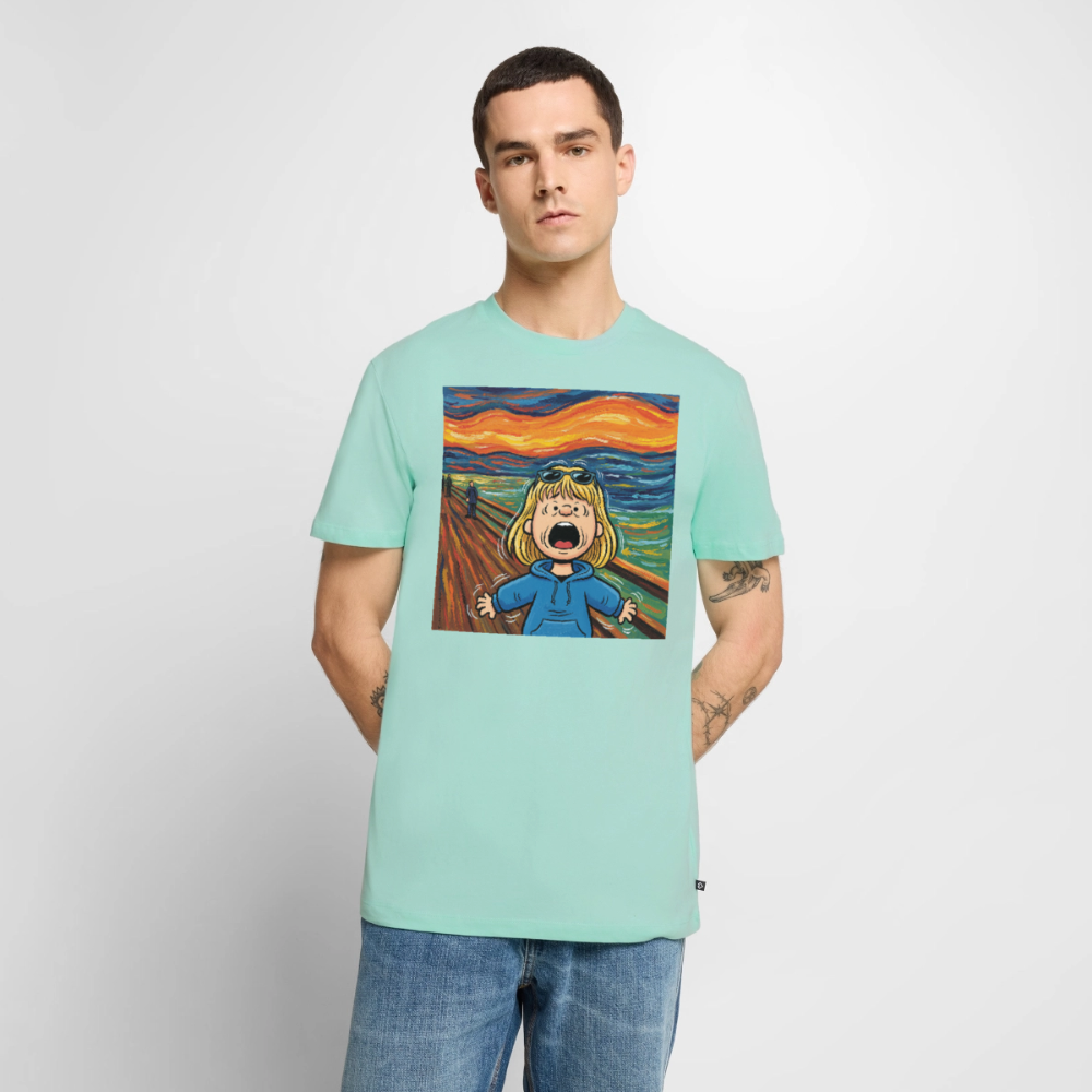 Der Schrei… manchmal bist du es selbst | Männer Premium T-Shirt - Mint 