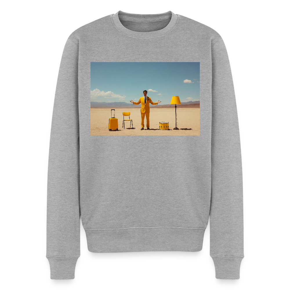 Alles im Griff (theoretisch) |  Männer Premium Pullover - Grau meliert