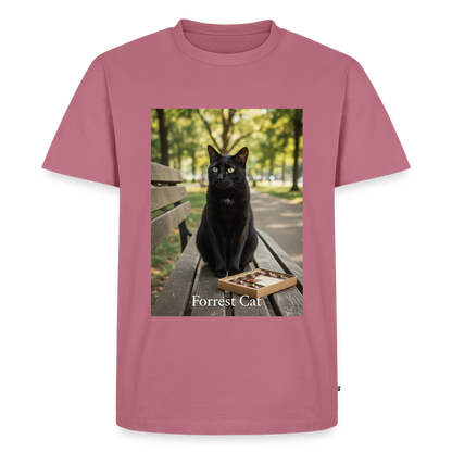 Forrest Cat – Krümel wartet | Männer Premium T-Shirt - Mauve