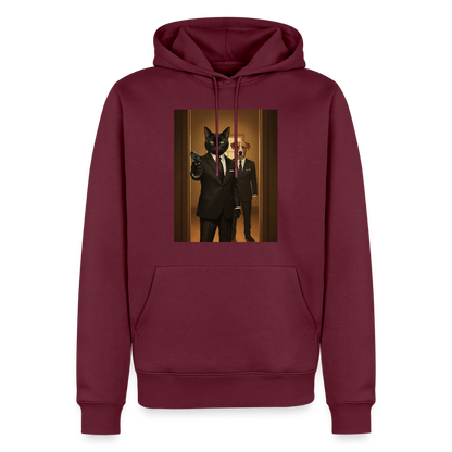 Krümel – Say Meow Again | Männer Premium Hoodie - Burgunderrot