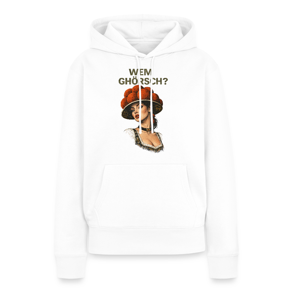 Wem ghörsch? – Schwarzwald Edition | Frauen Premium Hoodie - Weiß