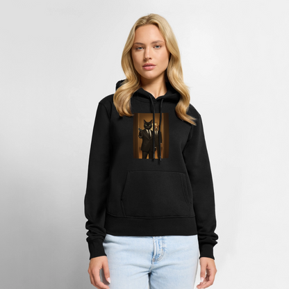 Krümel – Say Meow Again | Frauen Premium Hoodie - Schwarz