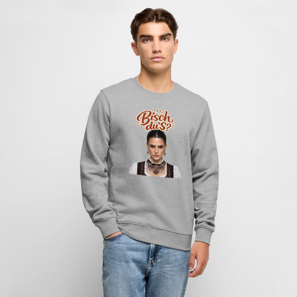 Schwarzwaldstolz – Sie weiß, wer sie isch |  Männer Premium Pullover - Grau meliert