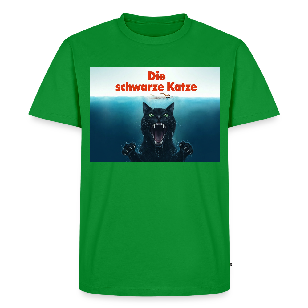 Die schwarze Katze – Krümel taucht auf | Männer Premium T-Shirt - Grün