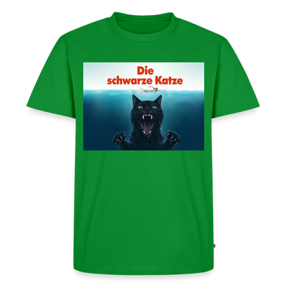 Die schwarze Katze – Krümel taucht auf | Männer Premium T-Shirt - Grün