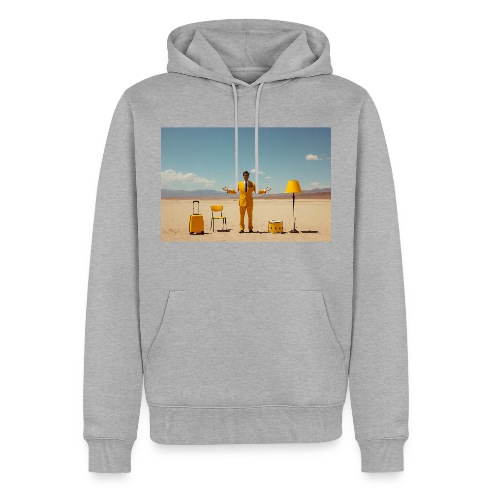 Alles im Griff (theoretisch) | Männer Premium Hoodie - Grau meliert