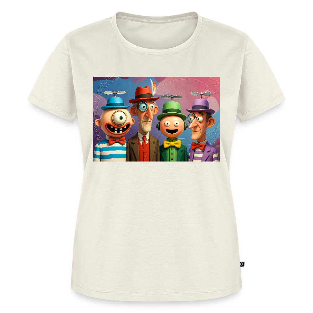 Gedankenkreise auf Hochtouren | Frauen Premium T-Shirt - Naturweiß