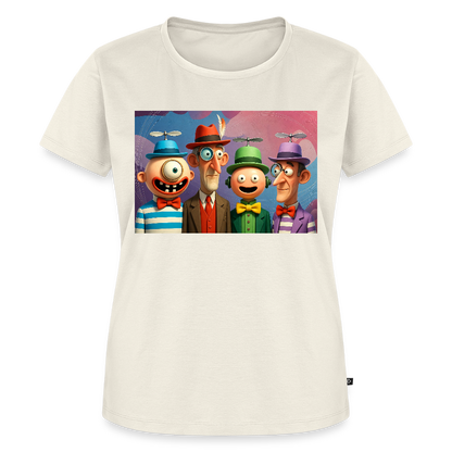 Gedankenkreise auf Hochtouren | Frauen Premium T-Shirt - Naturweiß