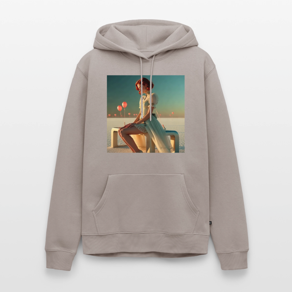 Leise Gedanken bei lauter Farben | Männer Premium Hoodie - Taupe