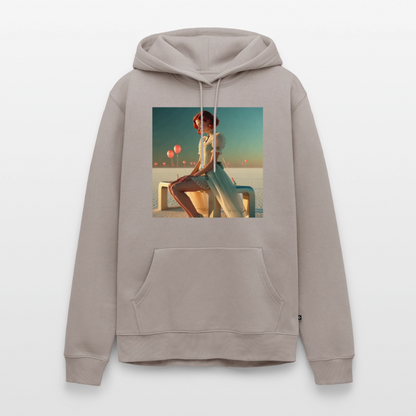 Leise Gedanken bei lauter Farben | Männer Premium Hoodie - Taupe