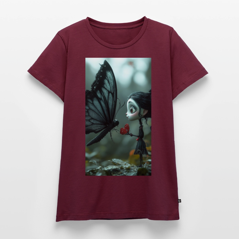 Mut für einen Moment | Frauen Premium T-Shirt - Burgunderrot