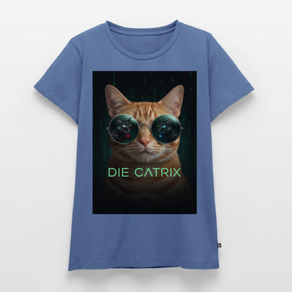 Die Catrix – Krümel erwacht | Frauen Premium T-Shirt - Taubenblau