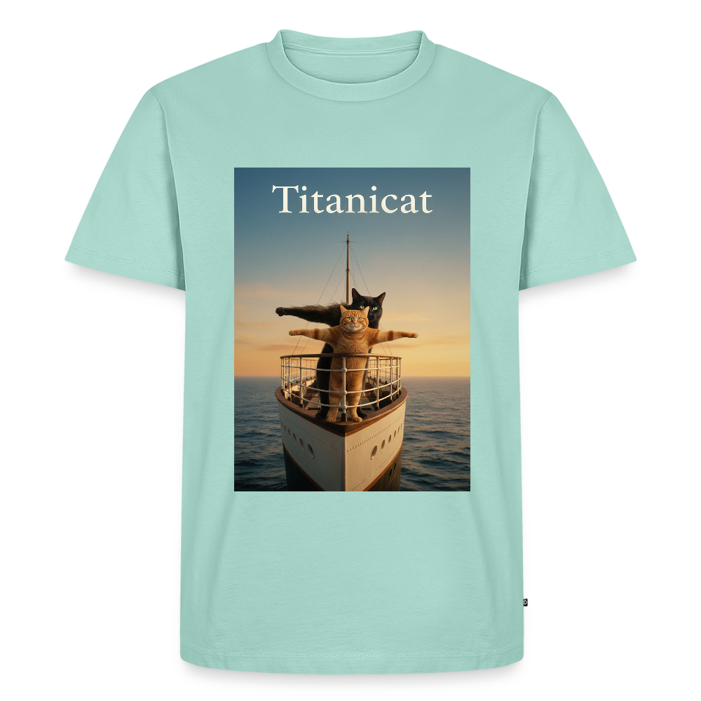Titanicat – Ich bin der König der Kratzbäume | Männer Premium T-Shirt - Mint 