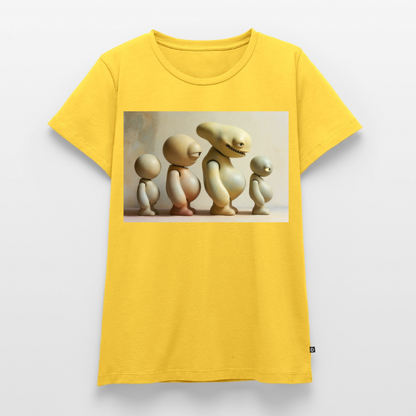 So wachsen wir also | Frauen Premium T-Shirt - Gelb