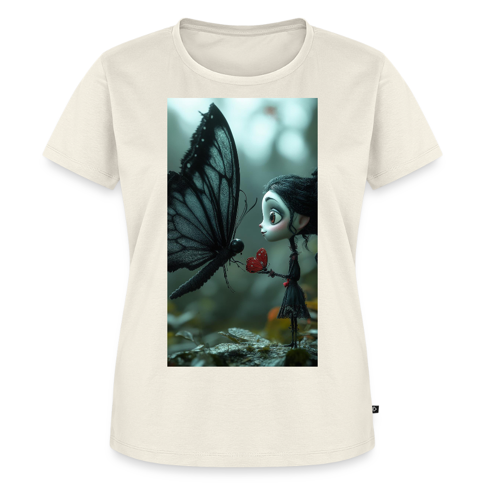 Mut für einen Moment | Frauen Premium T-Shirt - Naturweiß