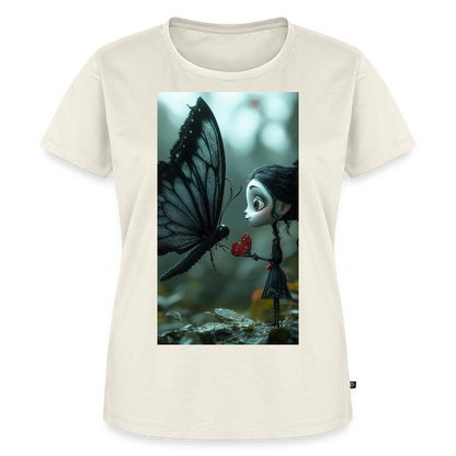 Mut für einen Moment | Frauen Premium T-Shirt - Naturweiß