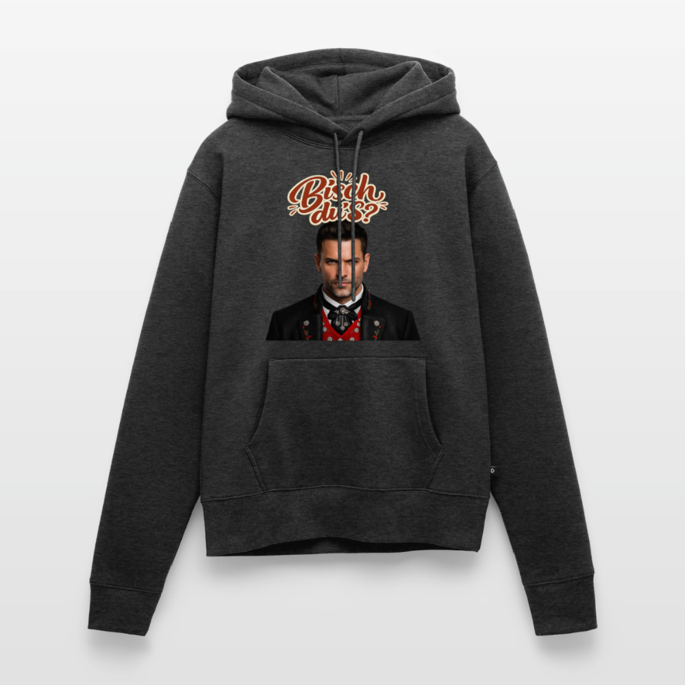 Bisch du’s? – Schwarzwaldkerl | Frauen Premium Hoodie - Anthrazit meliert