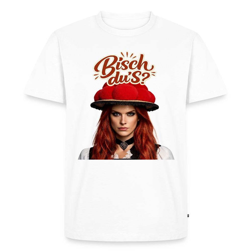 Bisch du’s? – Schwarzwaldmädel | Männer Premium T-Shirt - Weiß