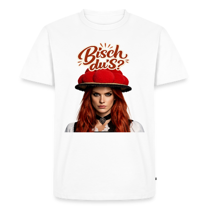 Bisch du’s? – Schwarzwaldmädel | Männer Premium T-Shirt - Weiß