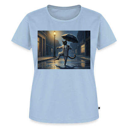Krümel tanzt im Regen | Frauen Premium T-Shirt - Hellblau