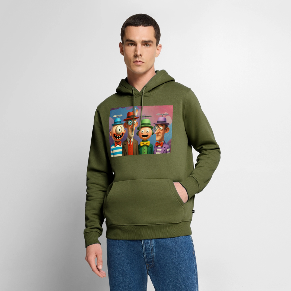 Gedankenkreise auf Hochtouren | Männer Premium Hoodie - Khaki