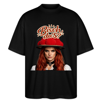 Bisch du’s? – Schwarzwaldmädel  | Stanley/Stella Oversized Unisex Bio T-Shirt Blaster - Schwarz